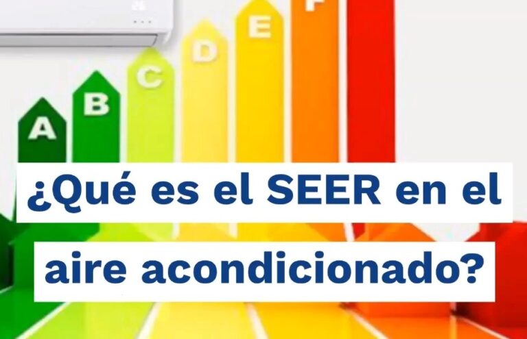 ¿Qué es el SEER del aire acondicionado?